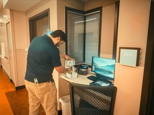 Technician field service installation