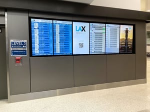 LAX - Flight Display Installation